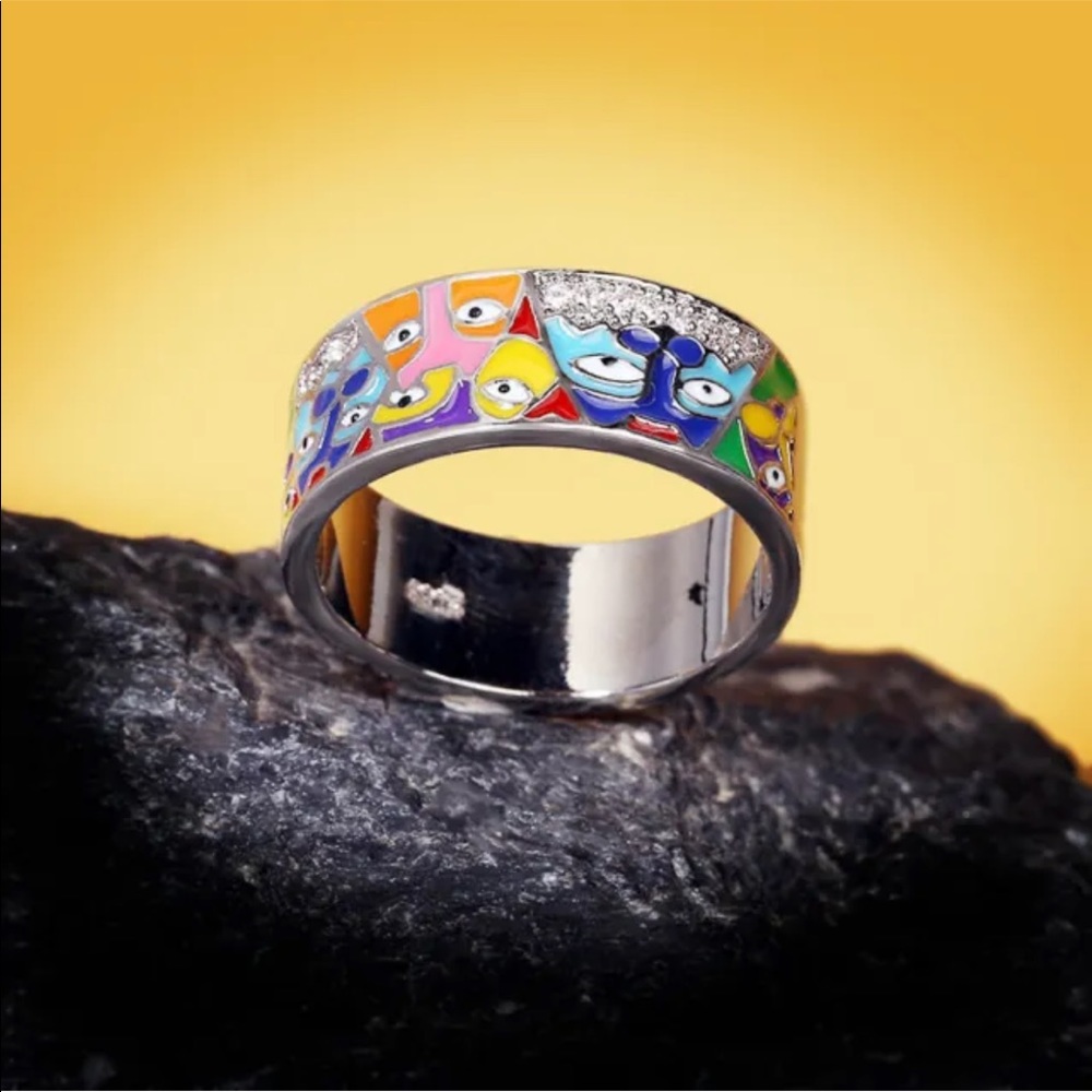New 925 Silver Cubic Zirconia Ring - Picture 4 of 5